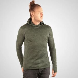 Wølmark Finland VAELTAJA - Kevyt Alpakka Huppari - Unisex, XS / Metsänvihreä