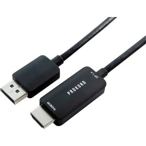 Prokord Cable  Displayport - Hdmi 1.5m Black 4k@60hz 1.5m Displayport Uros Hdmi Uros