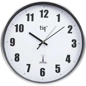 Ketonic Tiq Wall Clock Aluminium 380mm Radio Controlled Silence