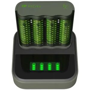 Gp Recyko Speed Charger M451 Usb + Lataustelakka + 4kpl 2600mah Akkua