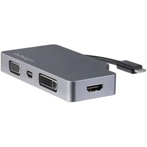 Startech Usb-c To Vga/dvi/hdmi/mini-dp Adapter Silver Hopea