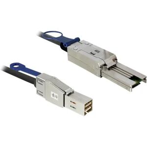 Delock - Ulkoinen Sas-kaapeli 2m 26 Nastainen 4x Shielded Mini Multilane Sas (sff-8088) Uros 36 Pin 4x Shielded Mini Multilane Sas (sff-8644) Uros