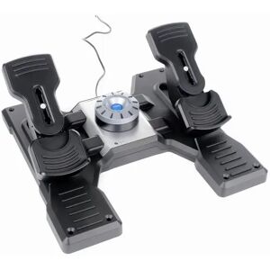 Logitech Pro Flight Rudder Pedals Musta