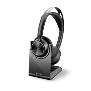 HP Voyager Focus 2 Uc Ms Teams Kuuloke + Mikrofoni Usb-a Bluetooth-sovittimen Kautta Musta