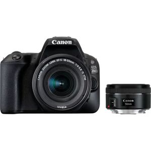 Canon Eos 200d + Ef-s 18-55/3,5-5,6 Is Stm + Ef 50/1,8 Stm