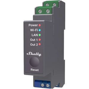 Shelly Pro 2 Din Wifi 2-ch 25a Grey