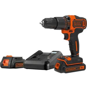 Black & Decker 18 V Iskuporakone + 2 Akkua Ja Laturi