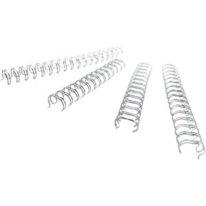 Gbc Metal Spiral 3:1 No4 6mm A4 Silver 100pcs