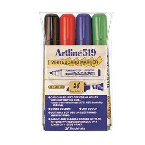 Artline Whiteboard Pen 519 4-set