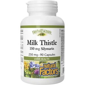 Natural Factors Mjölkörtel 250 mg/150 mg Silymarin - Ravintolisä Natural Factors Mjölkörtel 250 mg/150 mg Silymarin - Ravintolisä