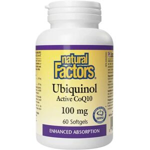 Natural Factors Ubiquinol Aktiivinen CoQ10 - Ravintolisä Natural Factors Ubiquinol Aktiivinen CoQ10 - Ravintolisä