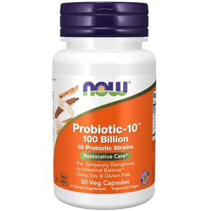 NOW Foods Probiootti-10 - 100 Miljardia - 30 Kasvoproteiinit NOW Foods Probiootti-10 - 100 Miljardia - 30 Kasvoproteiinit