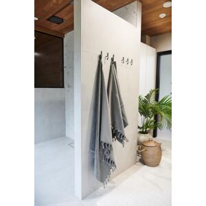 Luin Living Organic Kylpy & Rantapyyhe 100x180cm Granite