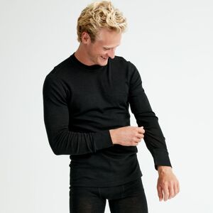 Pierre Robert Merinovillainen Pitkähihainen Kerrastopaita - Black - XXL adult > male