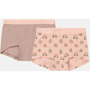 Pierre Robert Tyttöjen Luomupuuvillaiset Bokserit 2-pack - Pink - 98-104 unisex