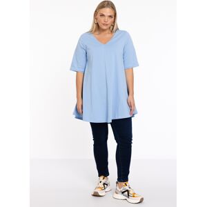 Basics (B) Tunic Swing short sleeve COTTON light blue (231) 42/44 (42/44) Women