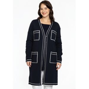 Black Label (BL) Cardigan contrast piping blue (230) 58/60 (58/60) Women