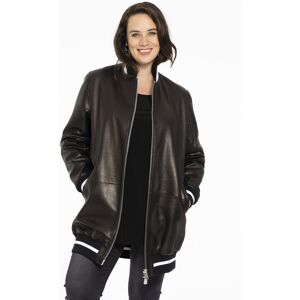 Portraits (P) Jacket baseball LEATHER black (210) 50/52 (50/52) Women