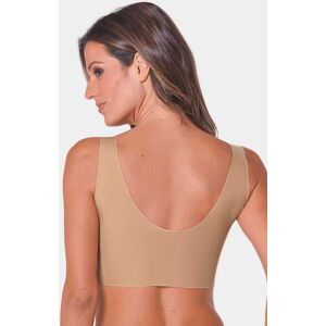 Goldner Fashion Sileät Bustier-liivit sisäänommelluin kupein - beige - Gr. XS  Damen