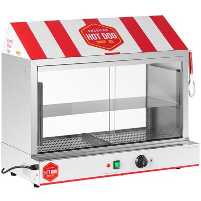 Royal Catering Hot Dog - höyrystin - 300 makkaralle - 100 sämpylälle - 2400 W RCHW 2500H Royal Catering Hot Dog - höyrystin - 300 makkaralle - 100 sämpylälle - 2400 W RCHW 2500H