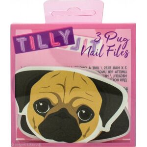 Tilly & Friends Pug Nail Files Gift Set 3 x Nail Files