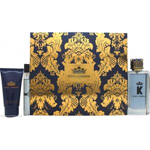 Dolce & Gabbana K Gift Set 100ml EDT + 10ml EDT + 50ml Aftershave Balm