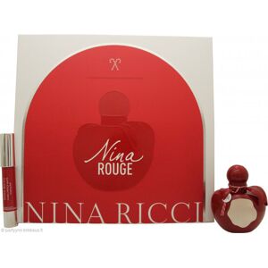 Nina Ricci Nina Rouge Gift Set 50ml EDT + 2.5g Jumbo Lipstick Matte