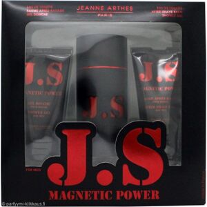 Jeanne Arthes Js Magnetic Power Gift Set 100ml EDT + 75ml Shower Gel + 75ml Aftershave Balm