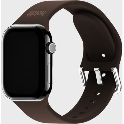 Holdit Watch Band Silicone Magnet Chocolate 38/40/41/42 mm unisex Holdit Watch Band Silicone Magnet Chocolate 38/40/41/42 mm unisex