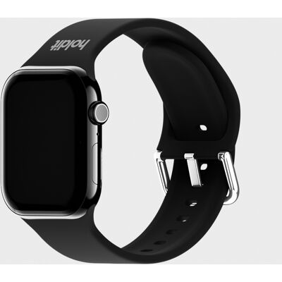 Holdit Watch Band Silicone Black 38/40/41/42 mm unisex Holdit Watch Band Silicone Black 38/40/41/42 mm unisex