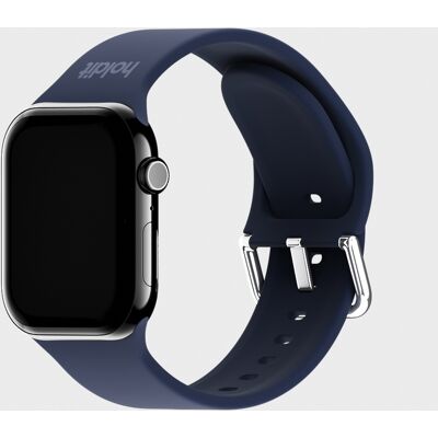 Holdit Watch Band Silicone Navy Blue 38/40/41/42 mm unisex Holdit Watch Band Silicone Navy Blue 38/40/41/42 mm unisex