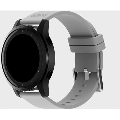 Holdit Watch Band Silicone Light Gray 22mm unisex Holdit Watch Band Silicone Light Gray 22mm unisex