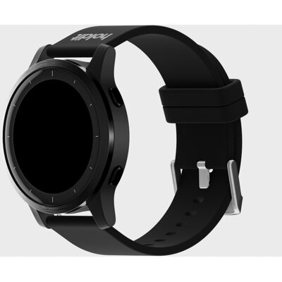 Holdit Watch Band Silicone Black 22mm unisex Holdit Watch Band Silicone Black 22mm unisex