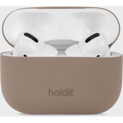 Holdit - Mocha Brown - Silikonisuoja AirPods Prolle - Kuulokkeet - Nainen - One size Holdit - Mocha Brown - Silikonisuoja AirPods Prolle - Kuulokkeet - Nainen - One size