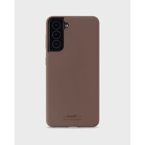 Holdit Phone Case Silicone Dark Brown Galaxy S22 unisex