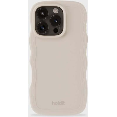 Holdit Wavy Beige Puhelimen Kuori iPhone 16 Pro Max - Puhelintyyppi Holdit Wavy Beige Puhelimen Kuori iPhone 16 Pro Max - Puhelintyyppi