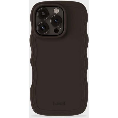 Holdit iPhone 16 Pro Max Wavy Chocolate - Puhelimen Kuori Holdit iPhone 16 Pro Max Wavy Chocolate - Puhelimen Kuori
