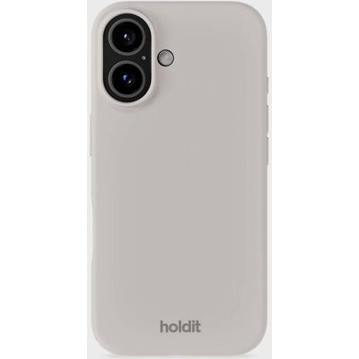 Holdit Phone Case Silicone Wool Gray iPhone 16 unisex Holdit Phone Case Silicone Wool Gray iPhone 16 unisex