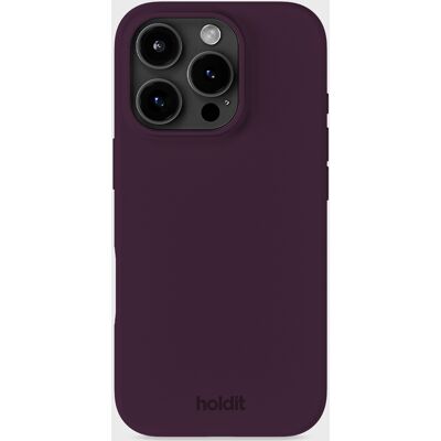 Holdit Phone Case Silicone Deep Plum iPhone 16 Pro unisex Holdit Phone Case Silicone Deep Plum iPhone 16 Pro unisex