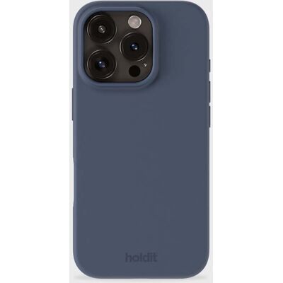 Holdit iPhone 16 Pro Max pehmeän kosketuksen silikonikuori - Tyynenmeren sininen Holdit iPhone 16 Pro Max pehmeän kosketuksen silikonikuori - Tyynenmeren sininen