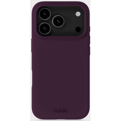 Holdit Phone Case Silicone Deep Plum iPhone 17 Pro unisex Holdit Phone Case Silicone Deep Plum iPhone 17 Pro unisex