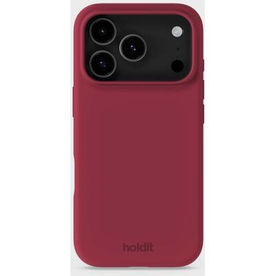 Holdit Phone Case Silicone Red Velvet iPhone 17 Pro unisex Holdit Phone Case Silicone Red Velvet iPhone 17 Pro unisex