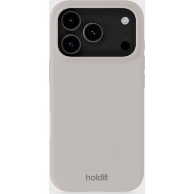 Holdit Phone Case Silicone Wool Gray iPhone 17 Pro unisex Holdit Phone Case Silicone Wool Gray iPhone 17 Pro unisex