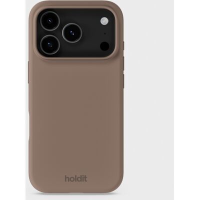 Holdit Phone Case Silicone Mocha Brown iPhone 17 Pro unisex Holdit Phone Case Silicone Mocha Brown iPhone 17 Pro unisex