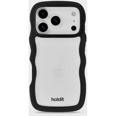 Holdit Phone Case Wavy Black/Transparent iPhone 17 Pro Max unisex Holdit Phone Case Wavy Black/Transparent iPhone 17 Pro Max unisex