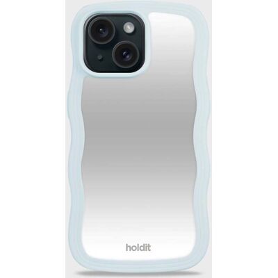Holdit iPhone 15/14/13/16e Mineral Blue Wavy Case - Puhelimen suojakotelo Holdit iPhone 15/14/13/16e Mineral Blue Wavy Case - Puhelimen suojakotelo