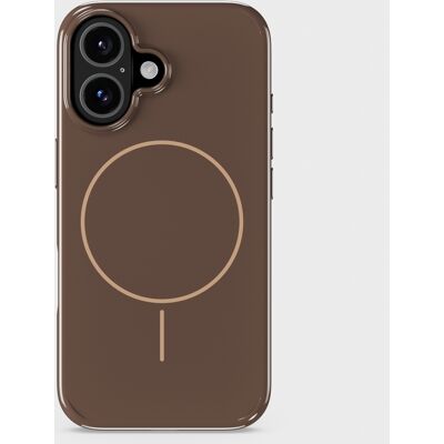 Holdit Phone Case Mono Chocolate/Beige iPhone 16 unisex Holdit Phone Case Mono Chocolate/Beige iPhone 16 unisex