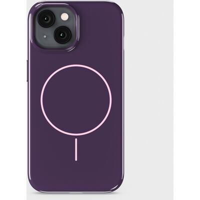 Holdit Phone Case Mono Deep Plum/Pink iPhone 13 unisex Holdit Phone Case Mono Deep Plum/Pink iPhone 13 unisex