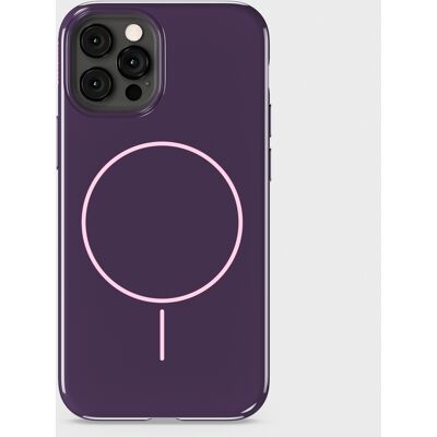 Holdit Phone Case Mono Deep Plum/Pink iPhone 12 unisex Holdit Phone Case Mono Deep Plum/Pink iPhone 12 unisex