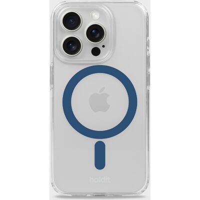 Holdit Phone Case Transparent Magsafe Compatible Denim Blue / Transparent iPhone 15 Pro unisex Holdit Phone Case Transparent Magsafe Compatible Denim Blue / Transparent iPhone 15 Pro unisex
